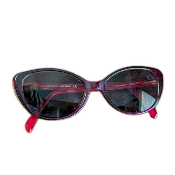 Emilio Pucci Sunglasses EP 5031-3 071 52-15-140 Cat Eye Red Printed Frames Women main image 8